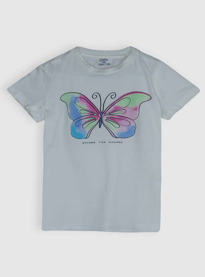 Girls Printed Stretch Top