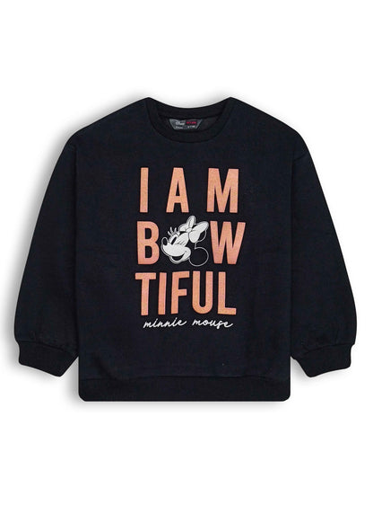 Girls Crew Neck Pullover Sweatshirt