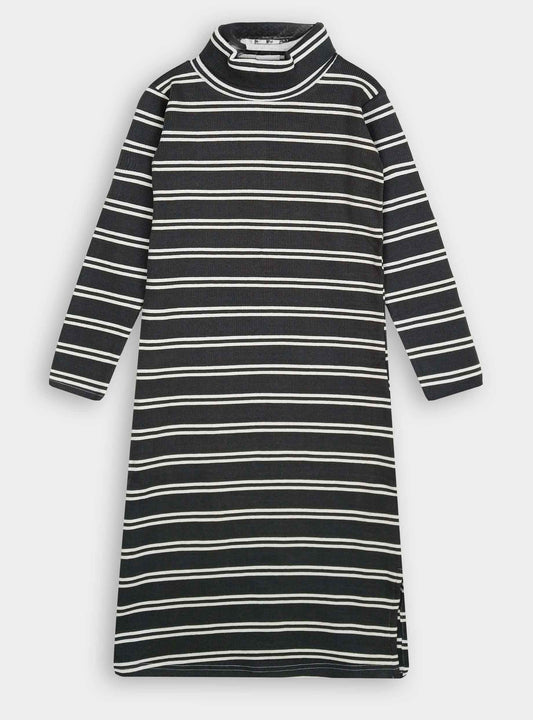 Girls Striped Long Dress