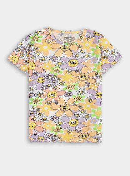 Baby Girls Printed Shorty Set