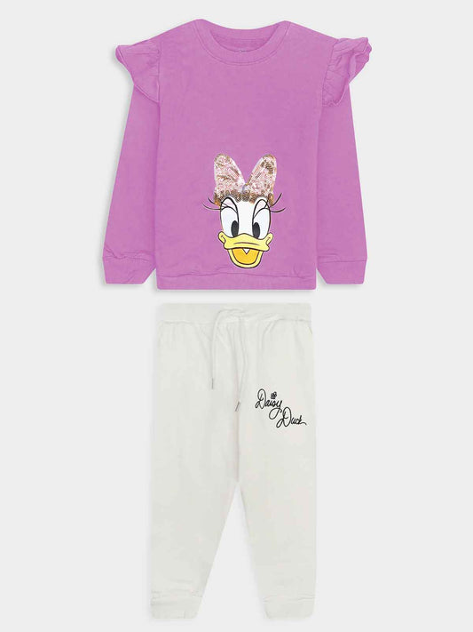 Girls Printed Jogging Set