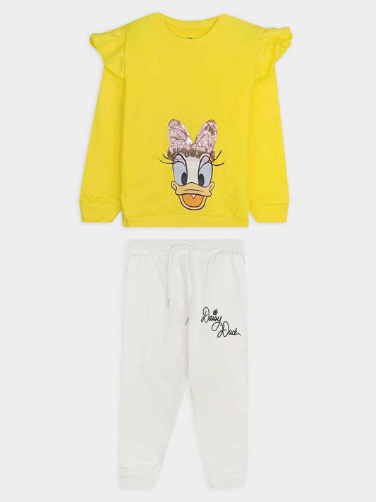 Girls Printed Jogging Set
