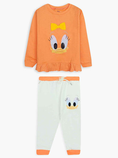 Girls Printed Jogging Set