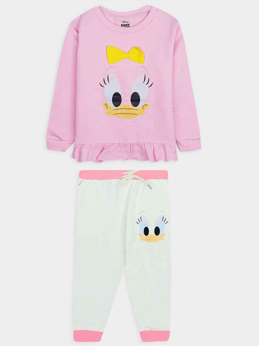 Girls Printed Jogging Set