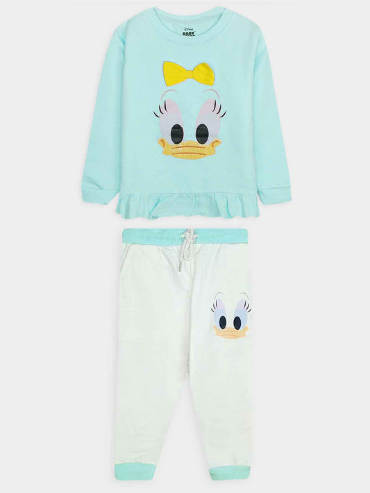 Girls Printed Jogging Set