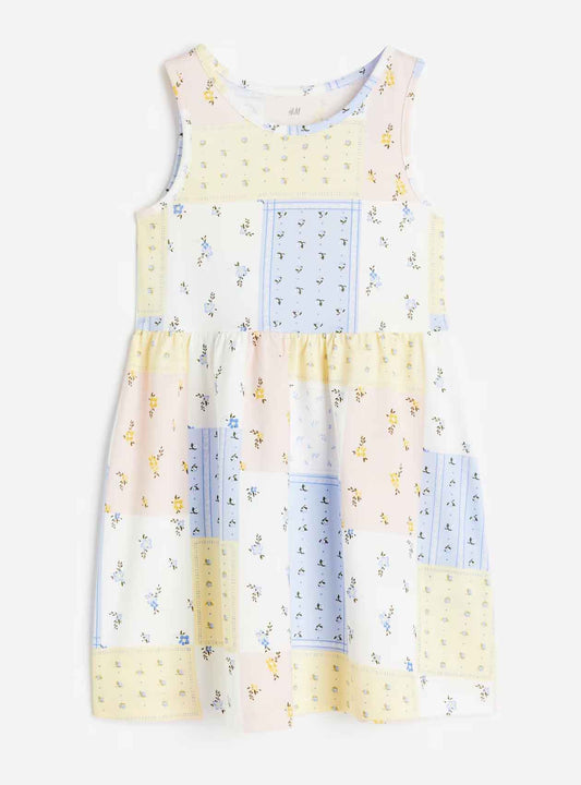 Girls Floral AOP Dress