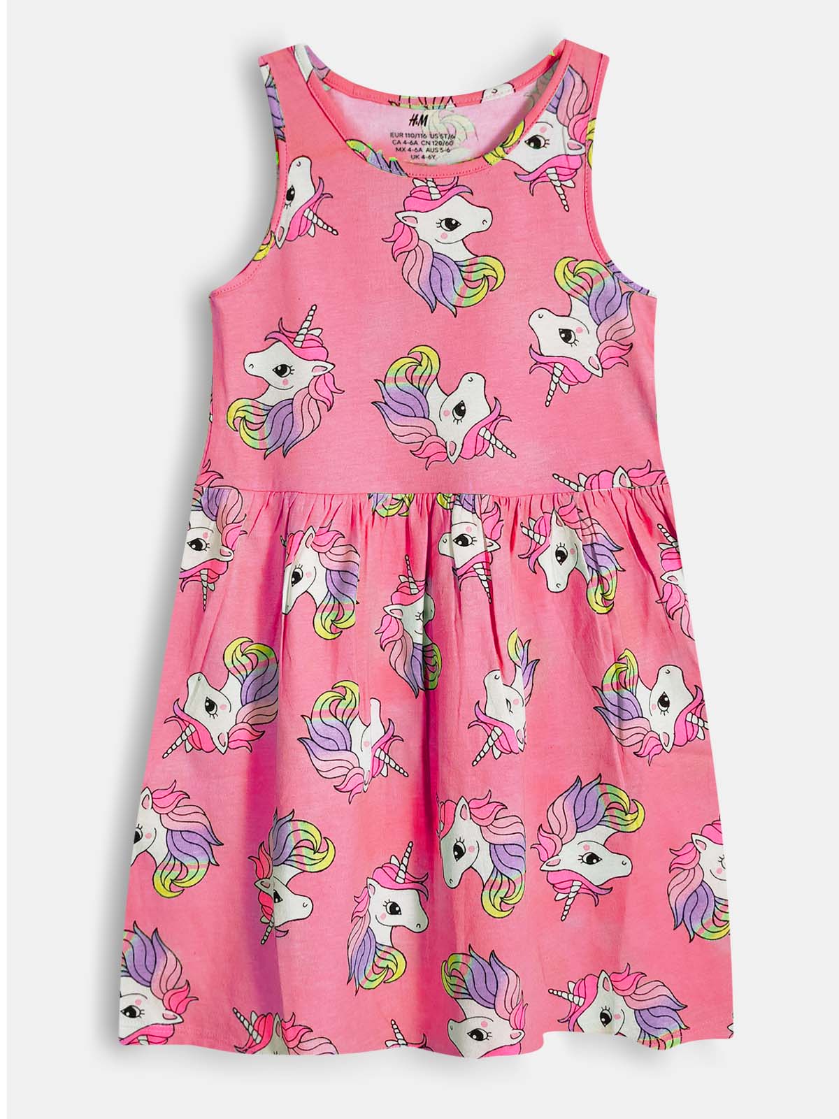 Girls Printed Dress Mixed