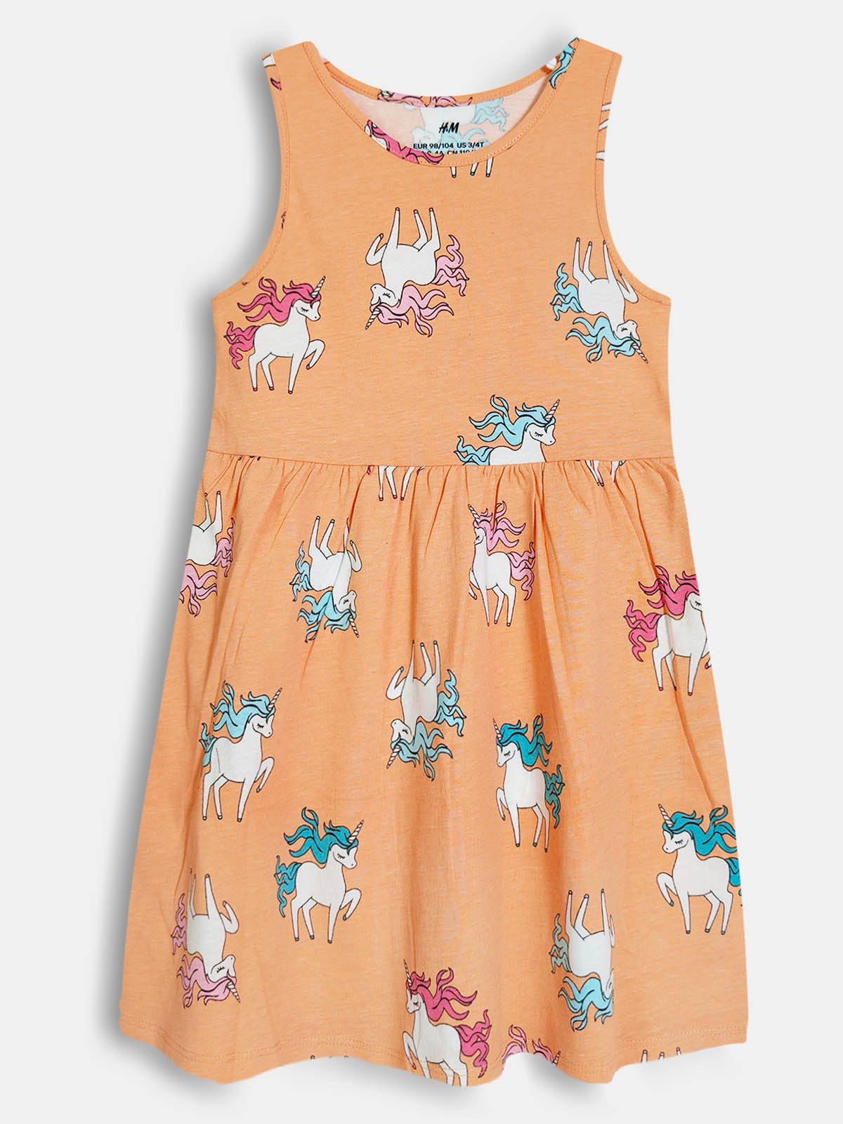Girls Printed Dress Mixed