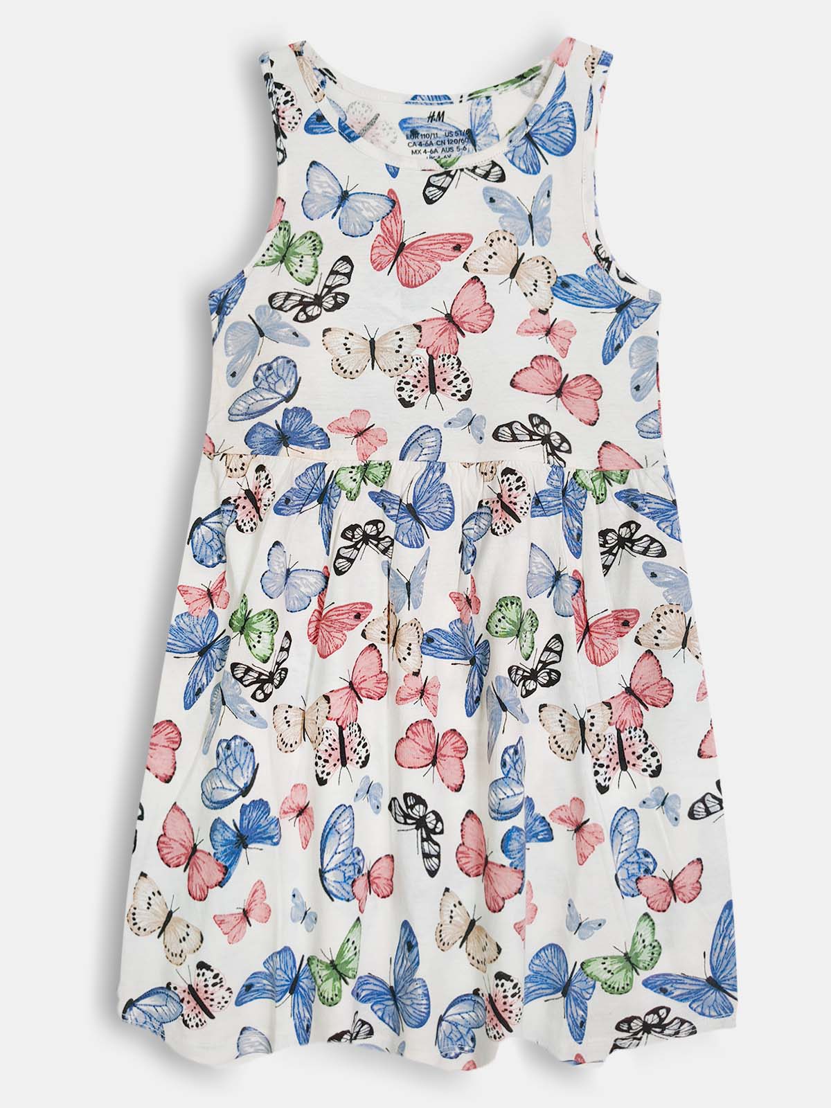 Girls Printed Dress Mixed