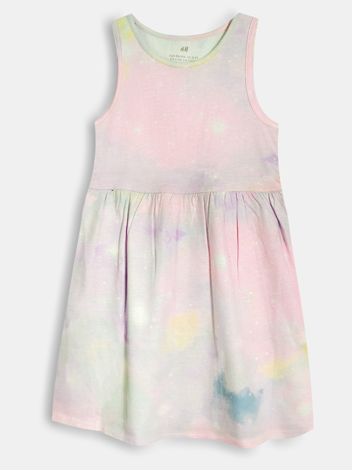 Girls Printed Dress Mixed