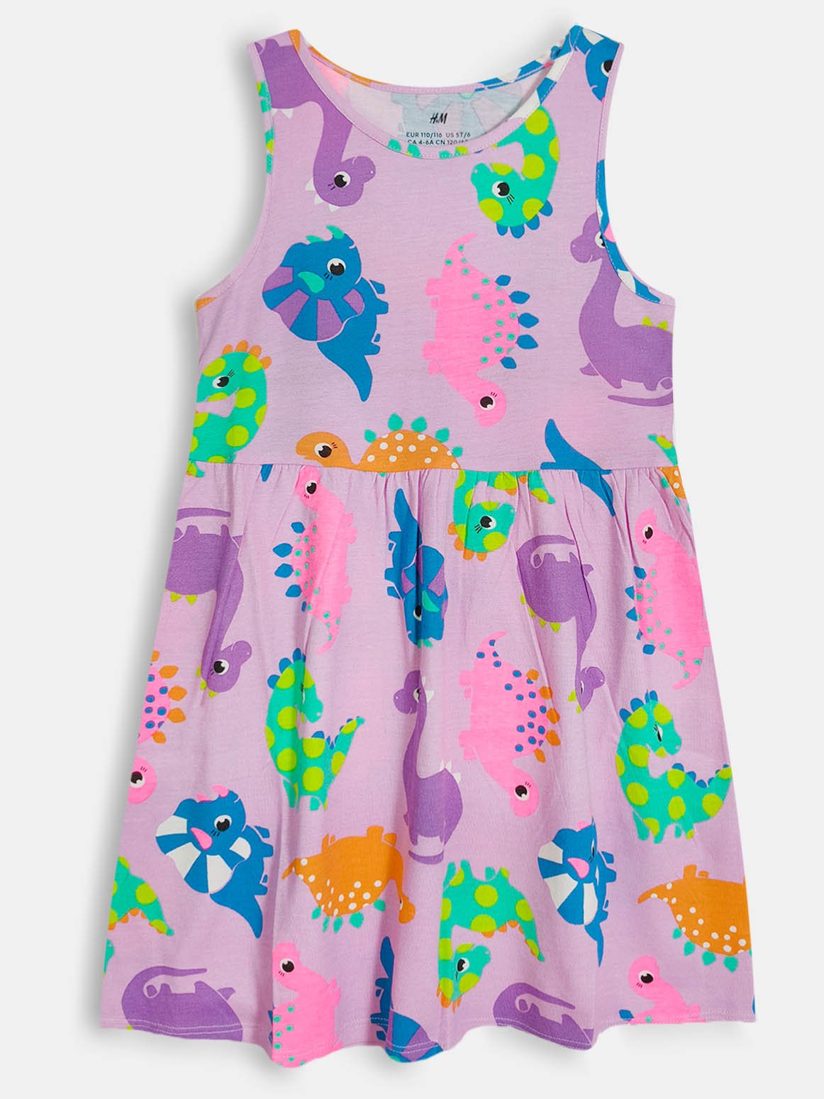 Girls Printed Dress Mixed
