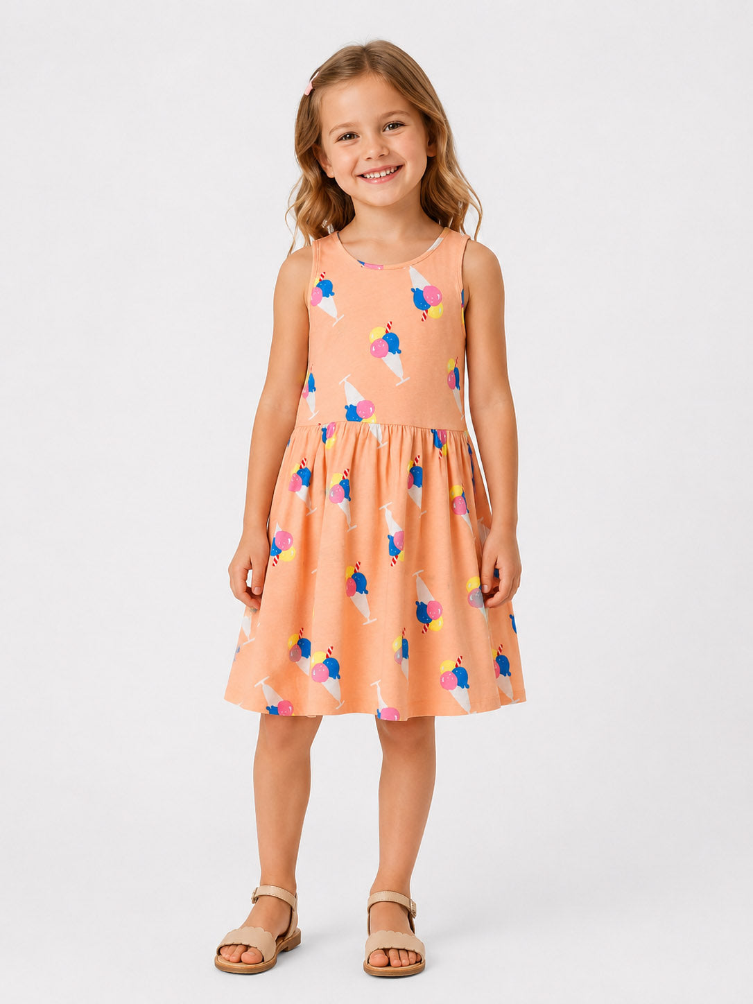 Girls Printed Dress