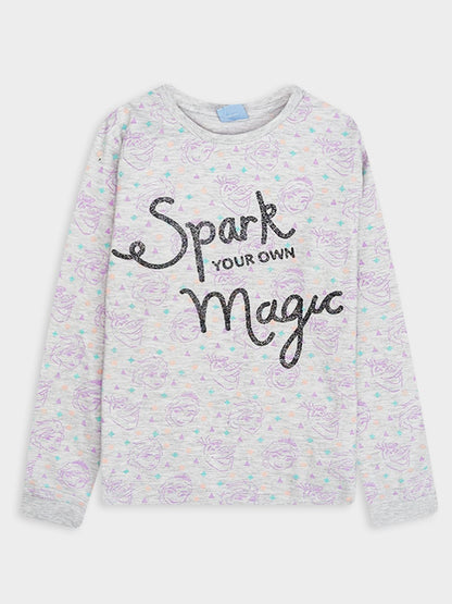 Girls Printed Pyjama Set