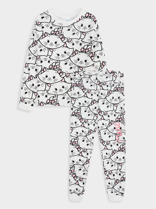 Girls Printed Pyjama Set
