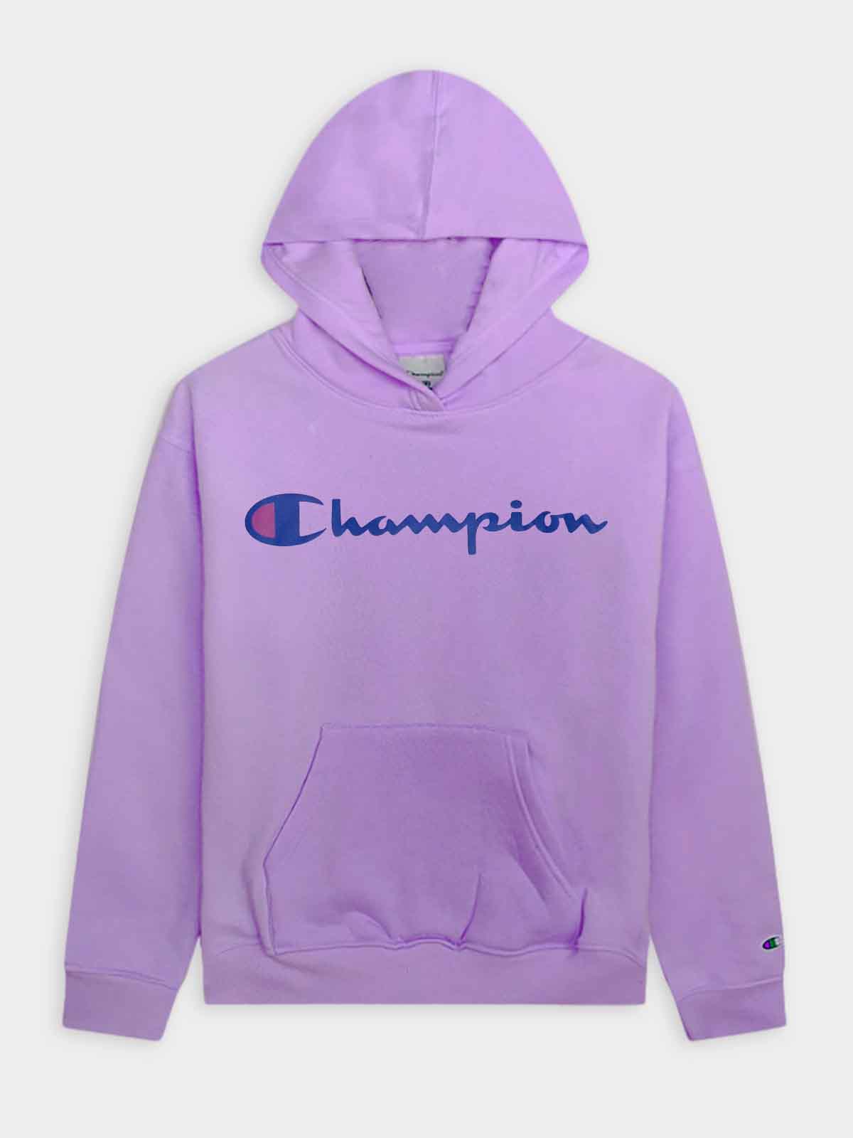 Older Girls Hooded Pullover Lilac Jogging Set