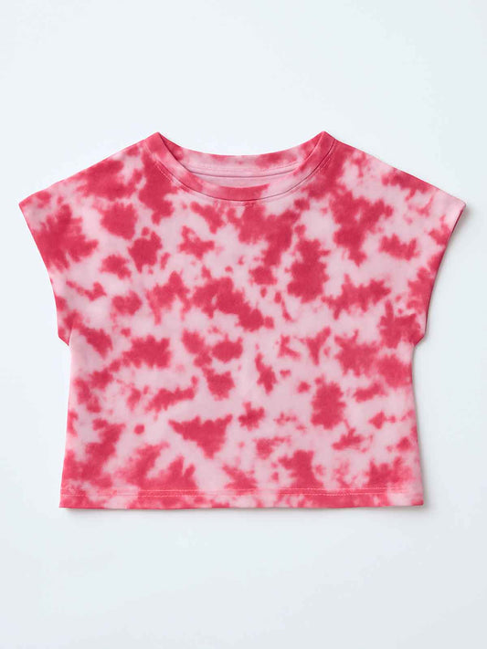 Girls Tie&Dye French Terry Top