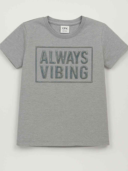 Girls Embossed T-Shirt
