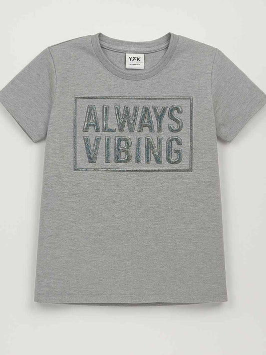 Girls Embossed T-Shirt