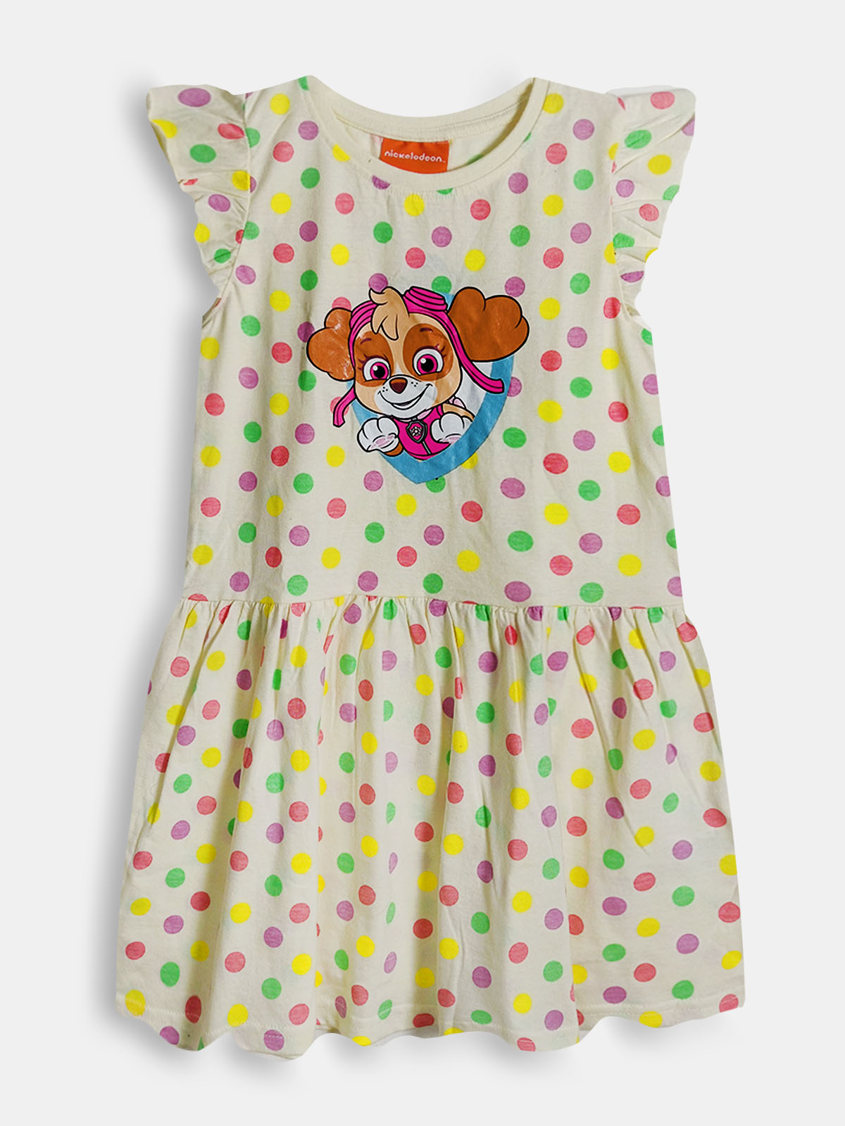 Girls Allover Printed Knit Dress