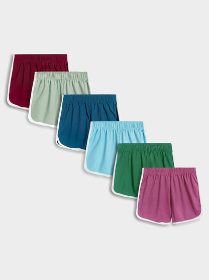 Girls Dry-Fit Stretch Shorts Mixed