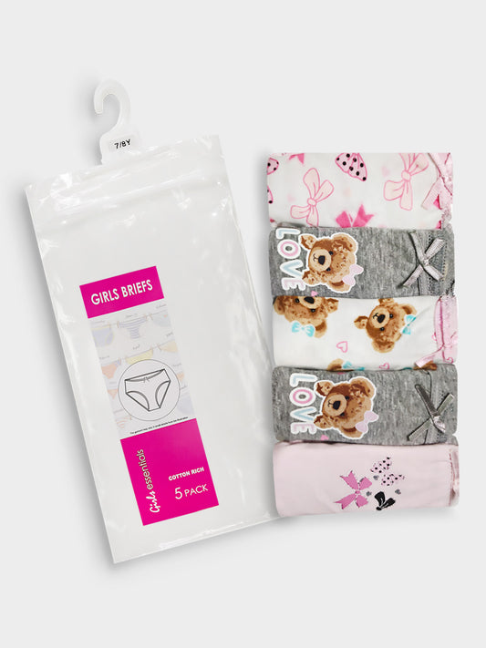 Girls Printed Briefs