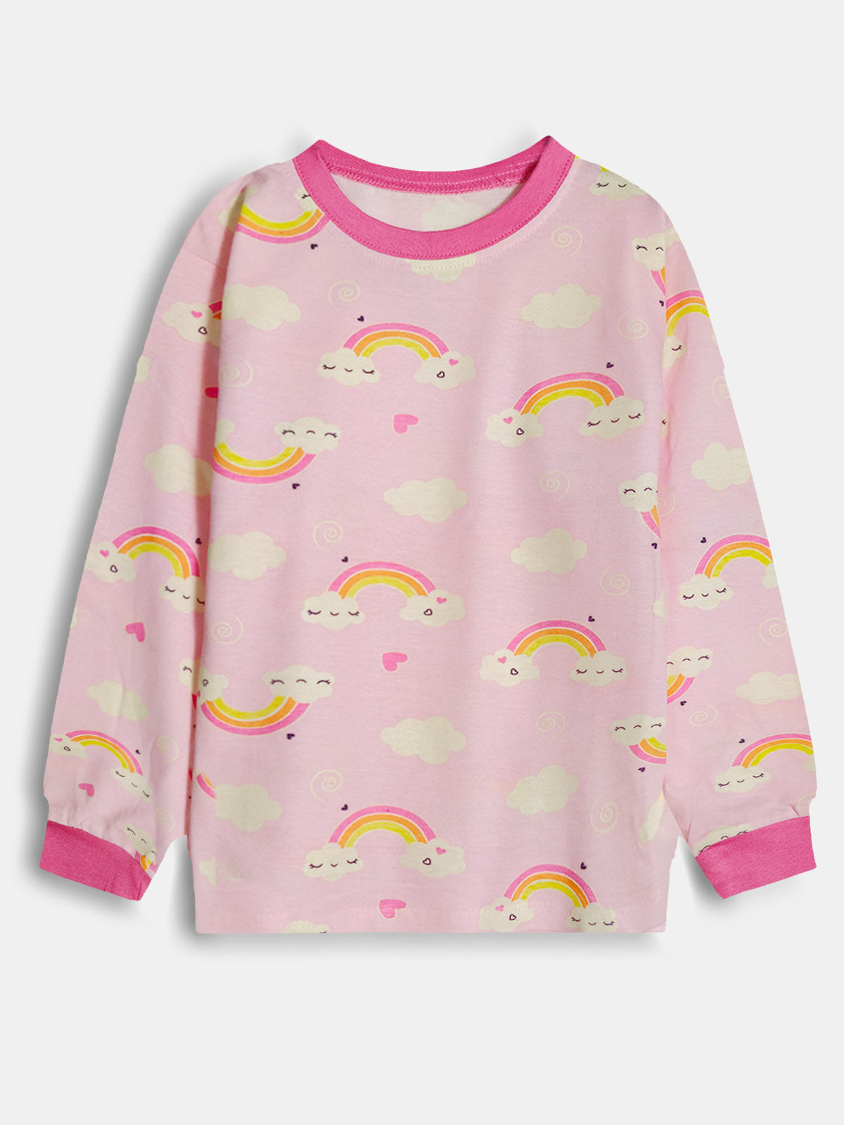 Girls Printed Pyjama Set