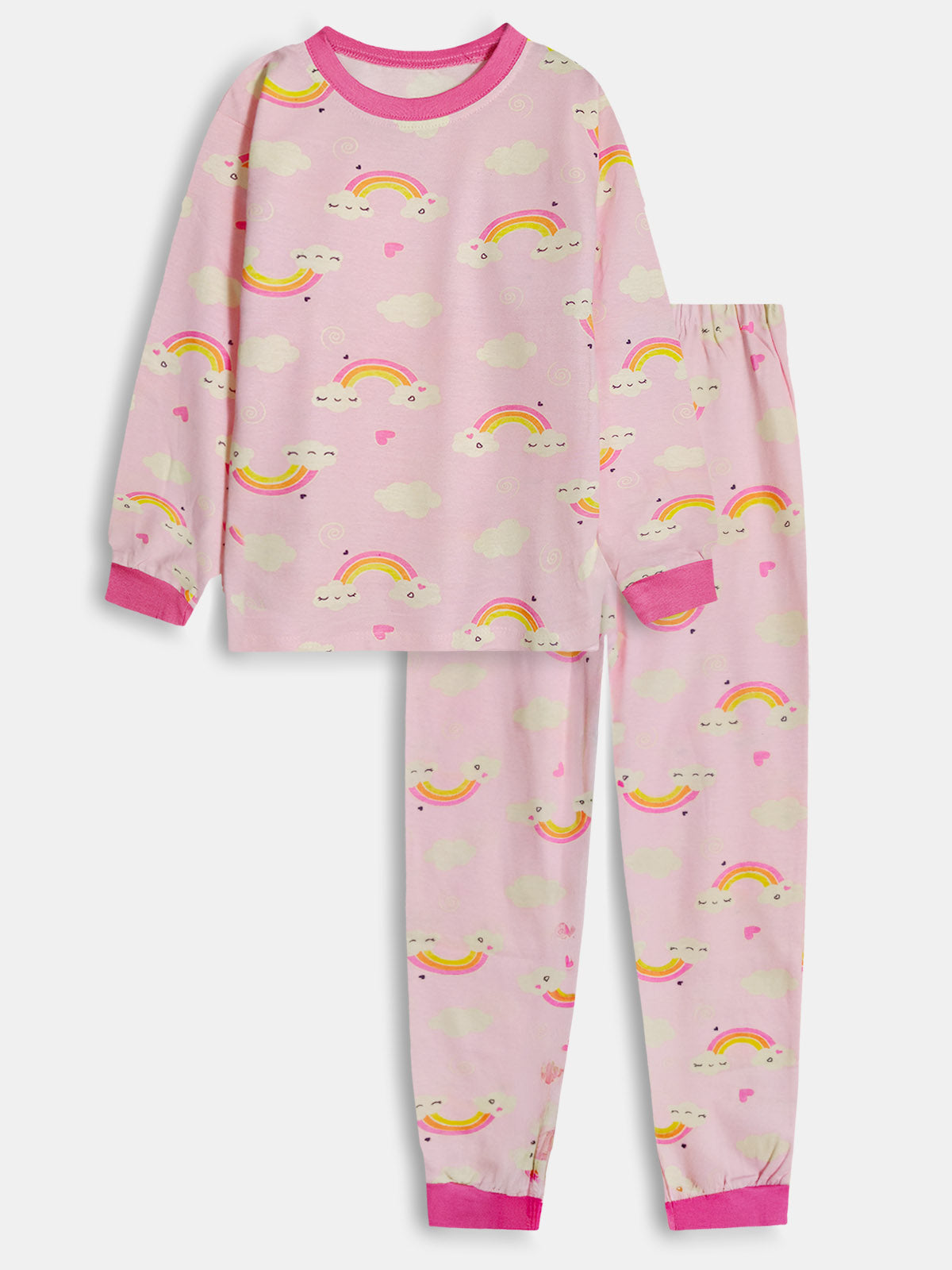 Girls Printed Pyjama Set