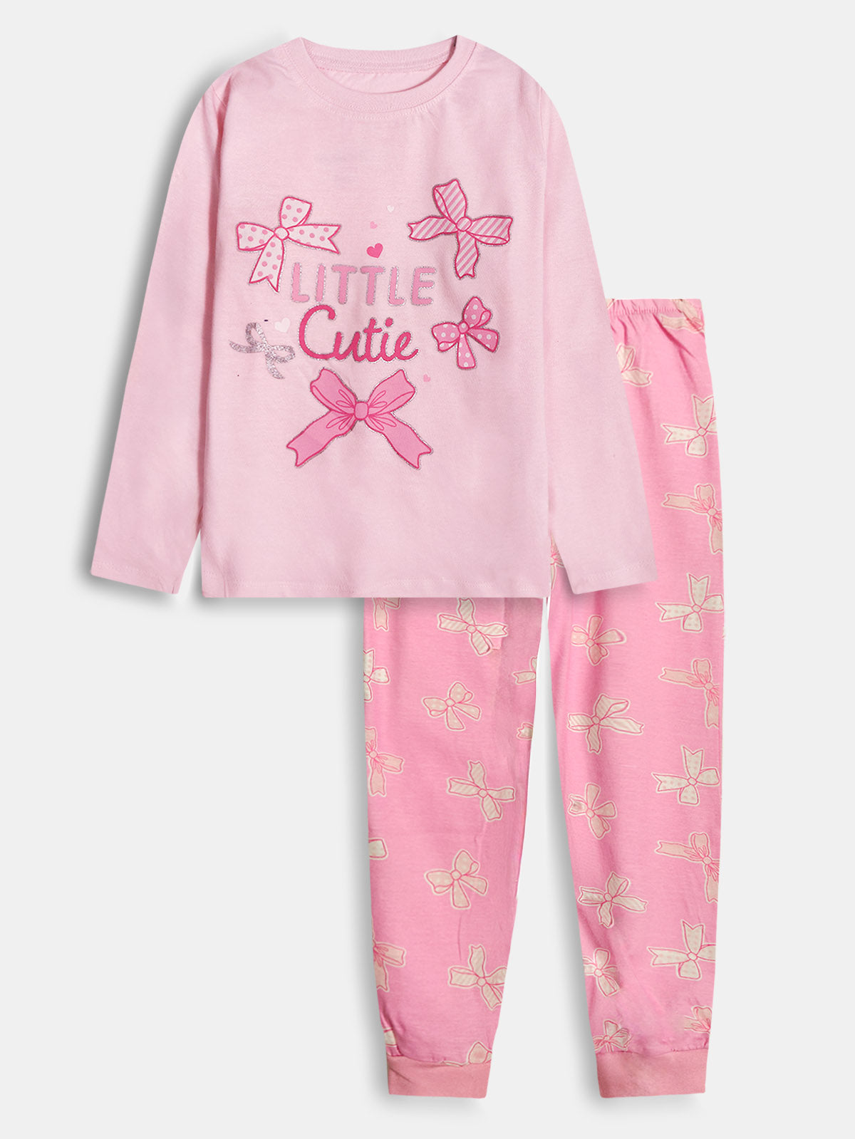 Girls Printed Pyjama Set