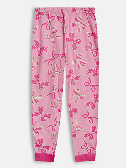 Girls Printed Pyjama Set