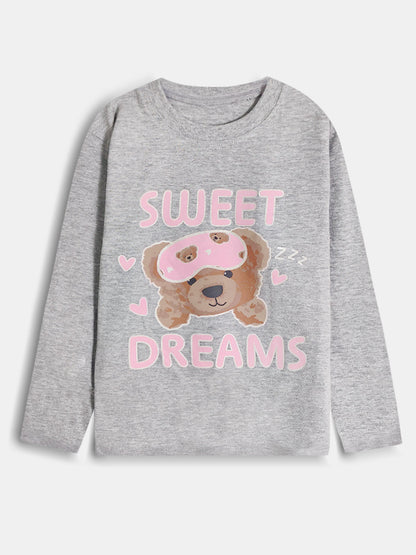 Girls Printed Pyjama Set