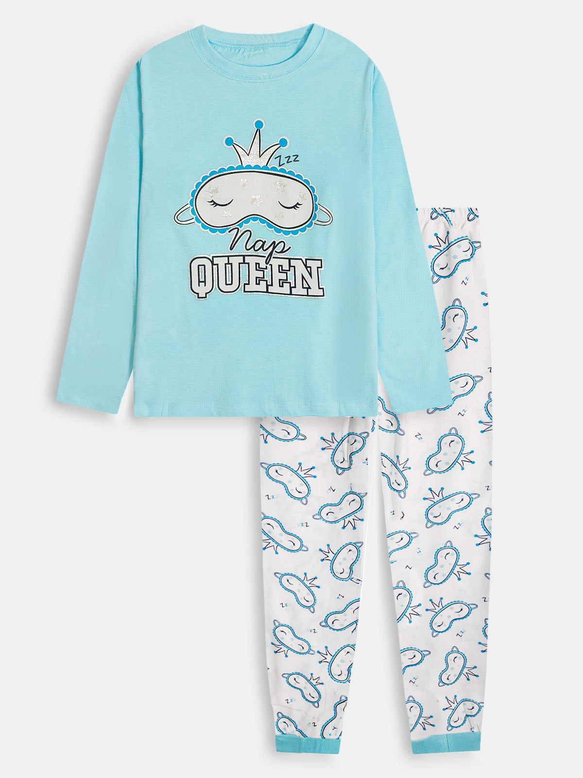 Girls Printed Pyjama Set