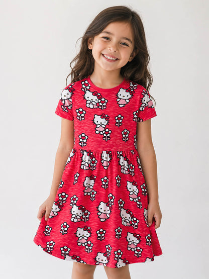 Girls Printed Dress