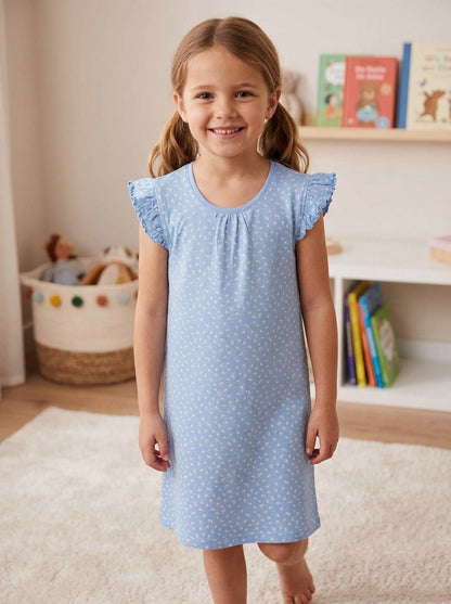 Girls Printed Night Dress