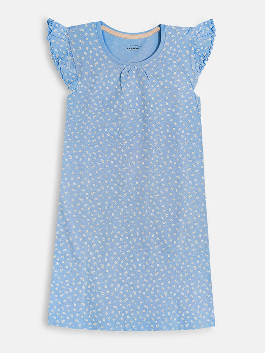 Girls Printed Night Dress
