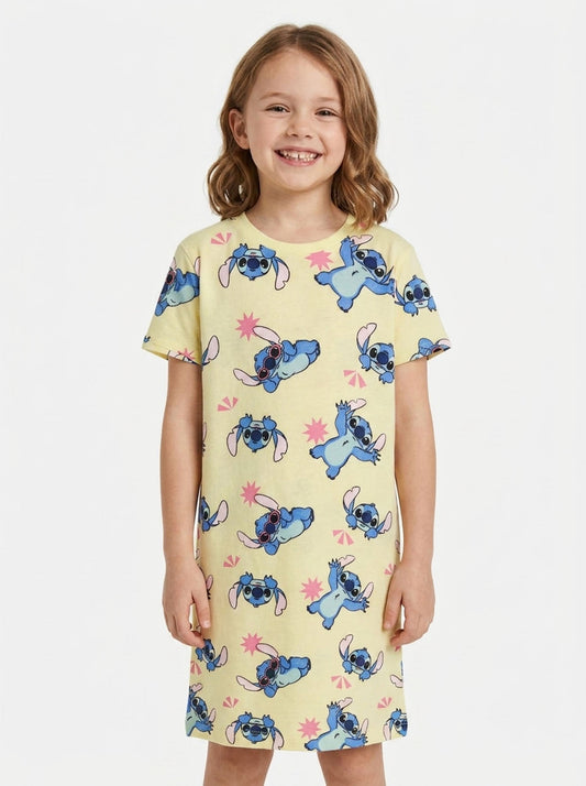 Girls Short Sleeve Night Shirt