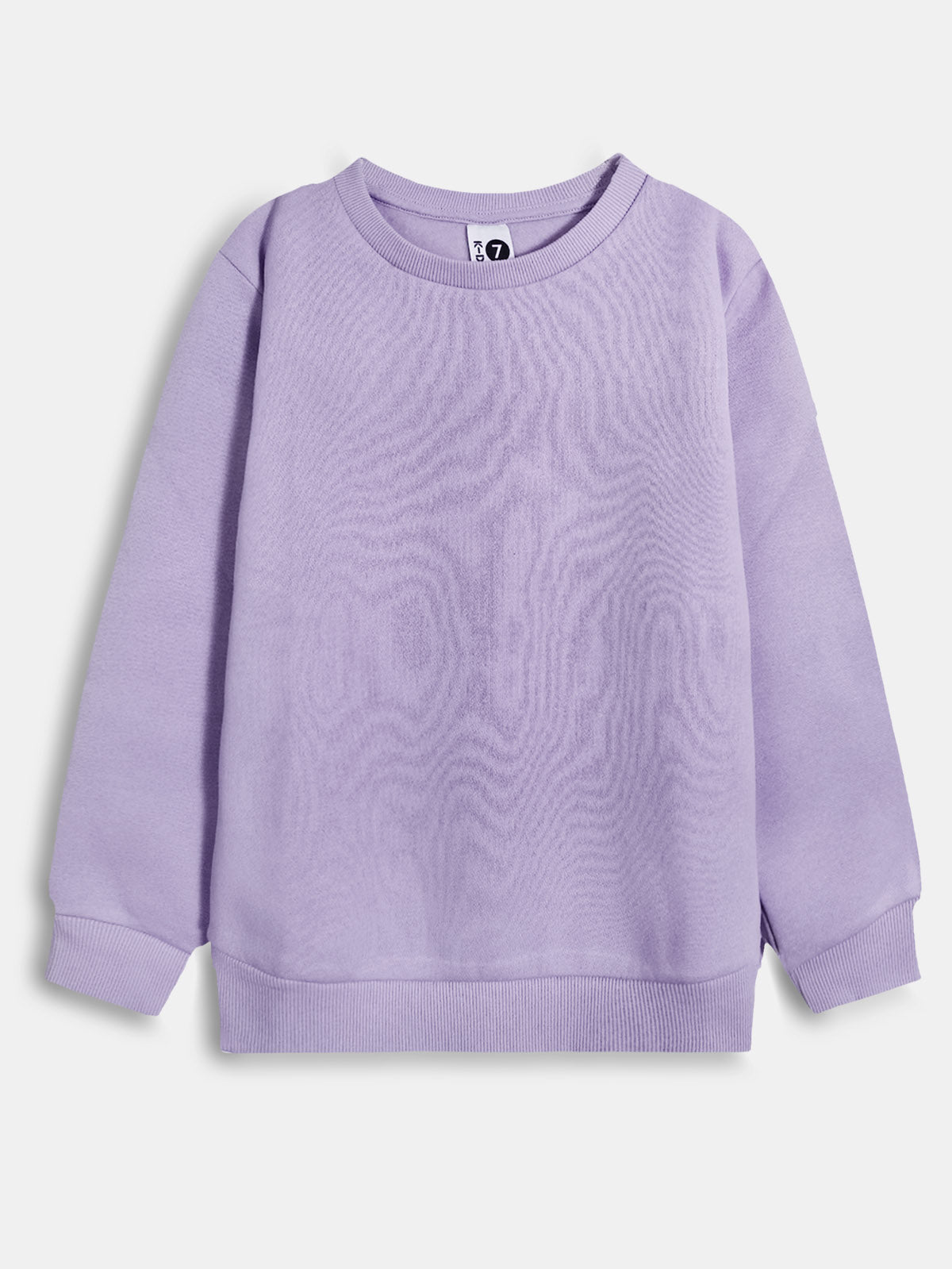 Girls Brushed Lilac Pullover