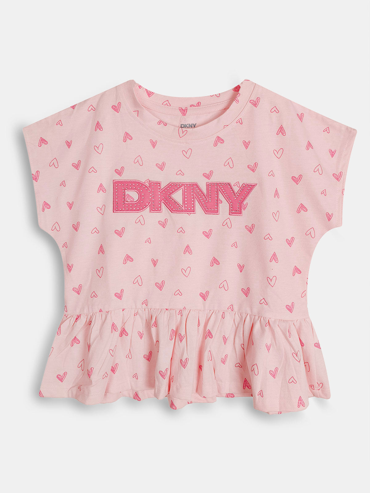 Girls Magyar Sleeve Printed Top
