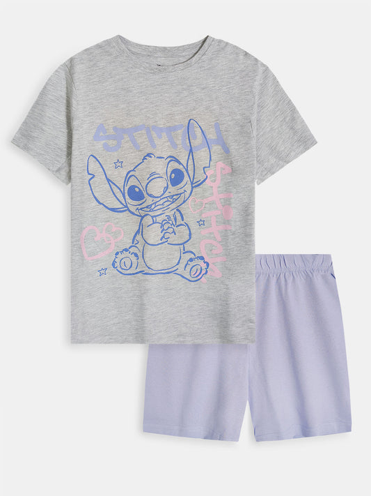 Girls Printed Short Pyjama Set