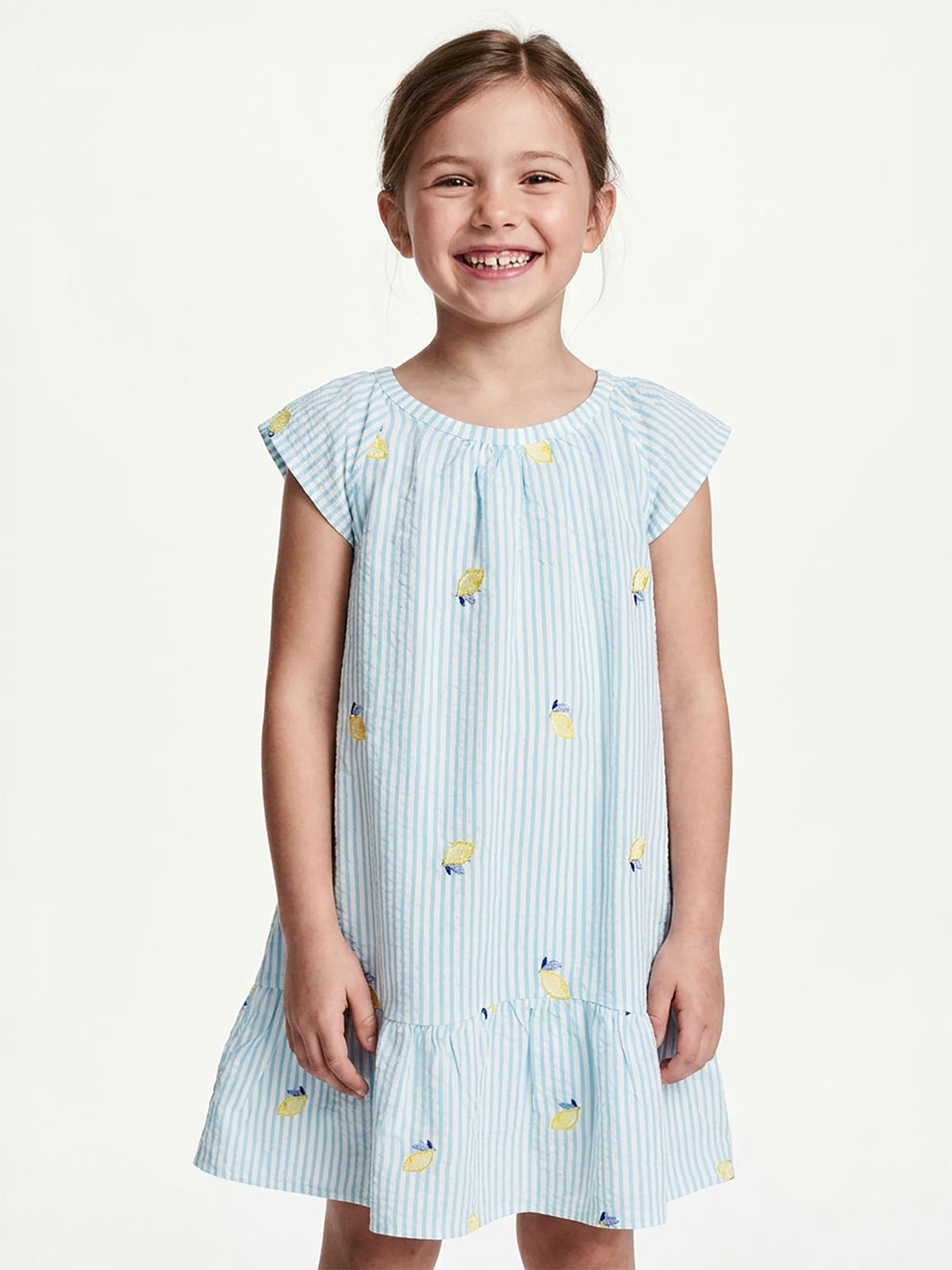 Girls Raglan Sleeve Woven Dress Mint