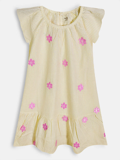 Girls Raglan Sleeve Woven Dress