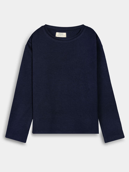 Girls Ribbed Co Ord Navy Sets
