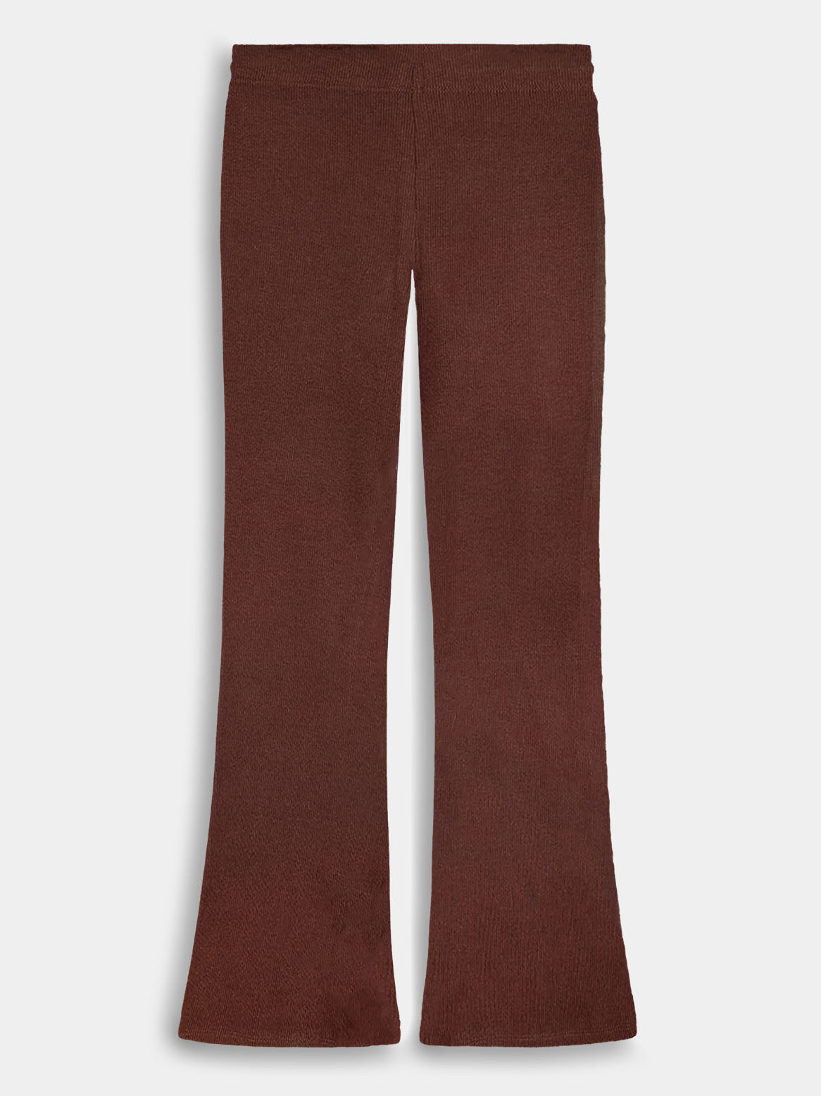 Girls Ribbed Co Ord Brown Sets