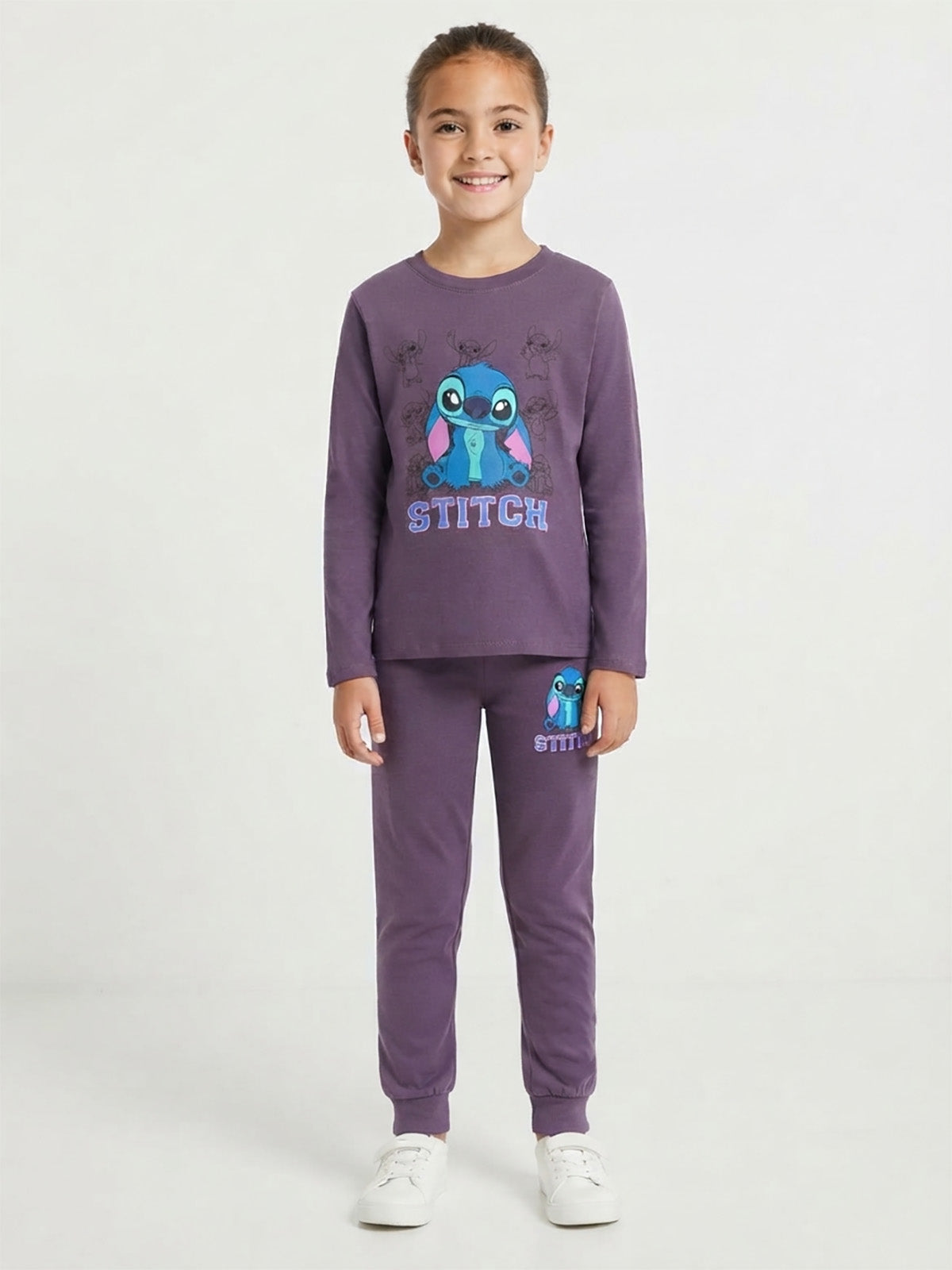 Girls Printed Pyjama Set