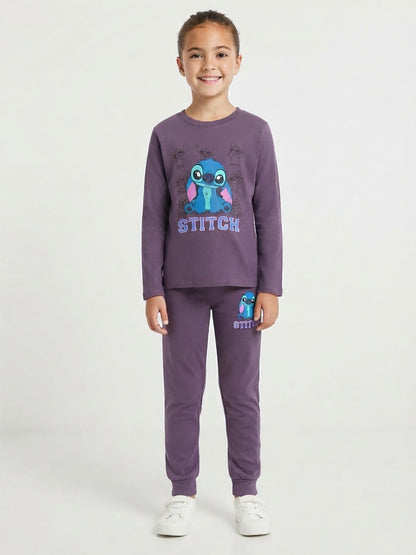 Girls Printed Pyjama Set