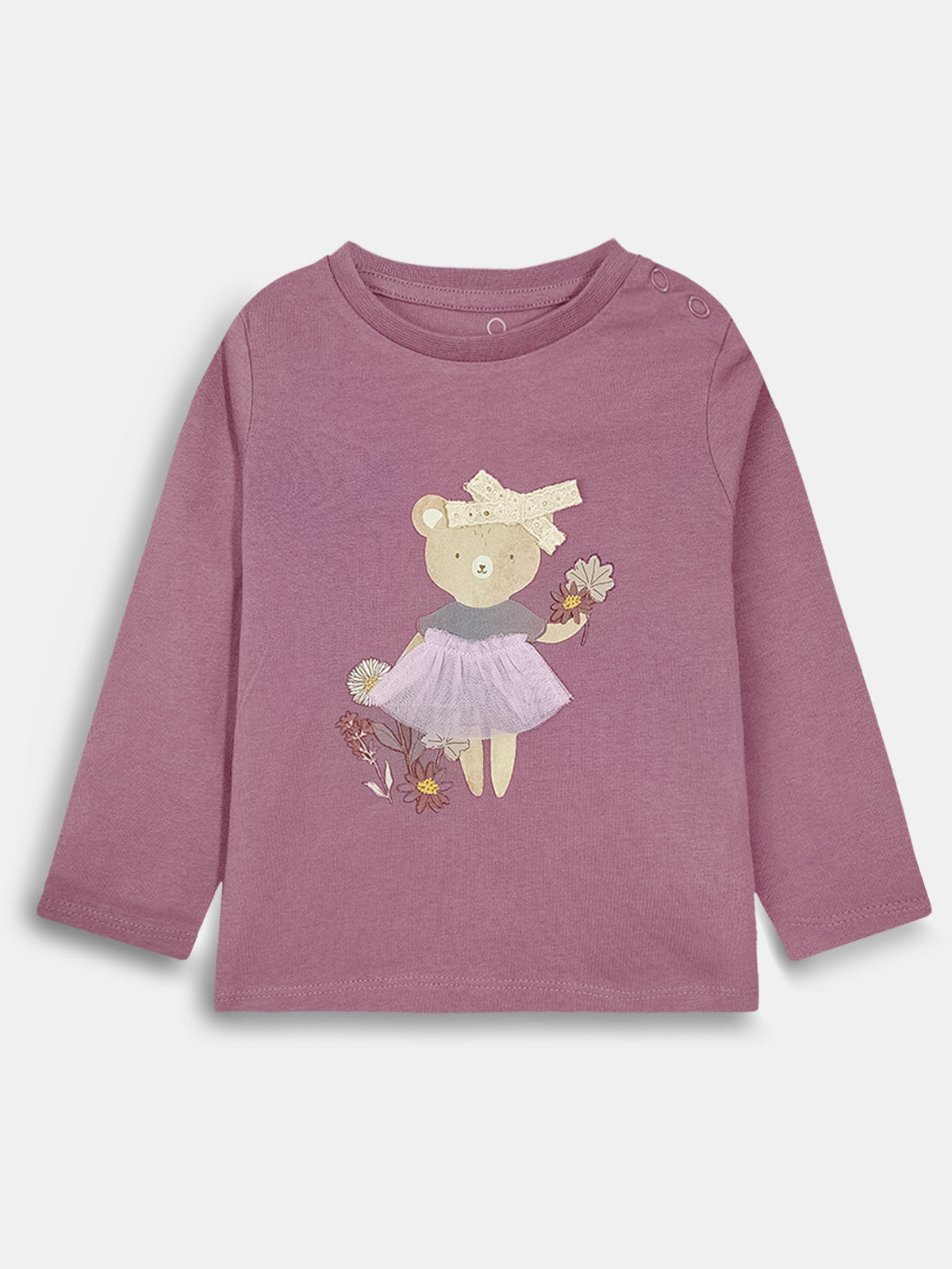 Baby Girls Long Sleeve Pink Top