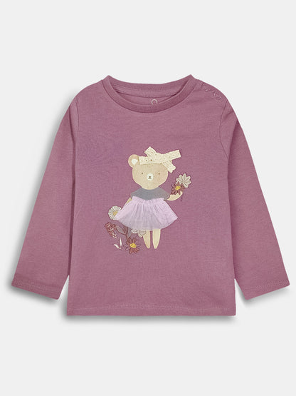 Baby Girls Long Sleeve Pink Top