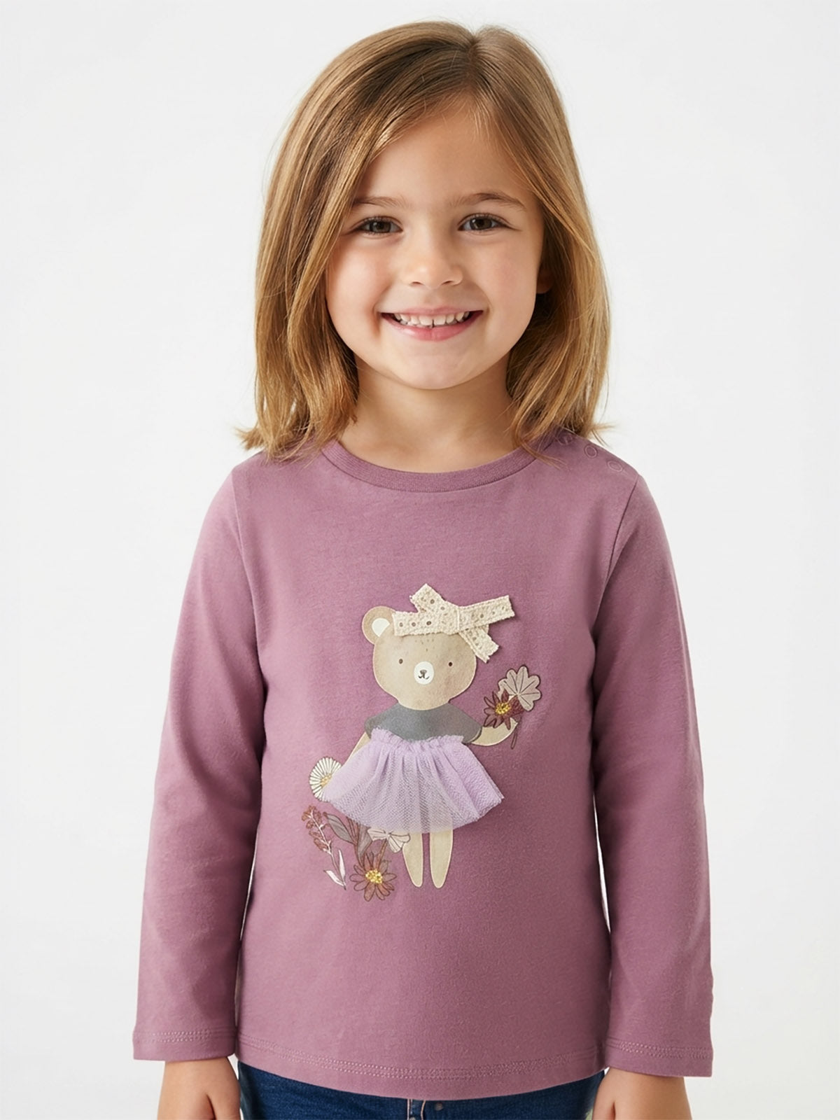 Baby Girls Long Sleeve Pink Top