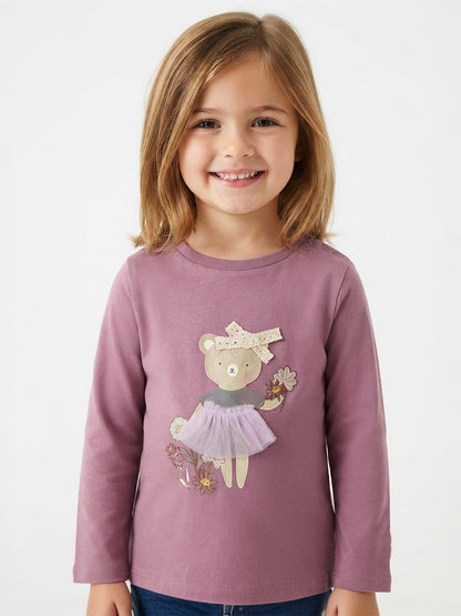 Baby Girls Long Sleeve Pink Top