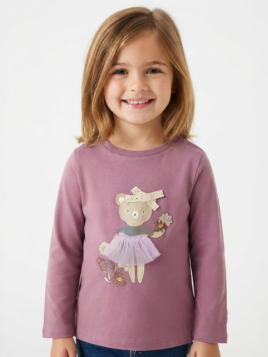Baby Girls Long Sleeve Pink Top