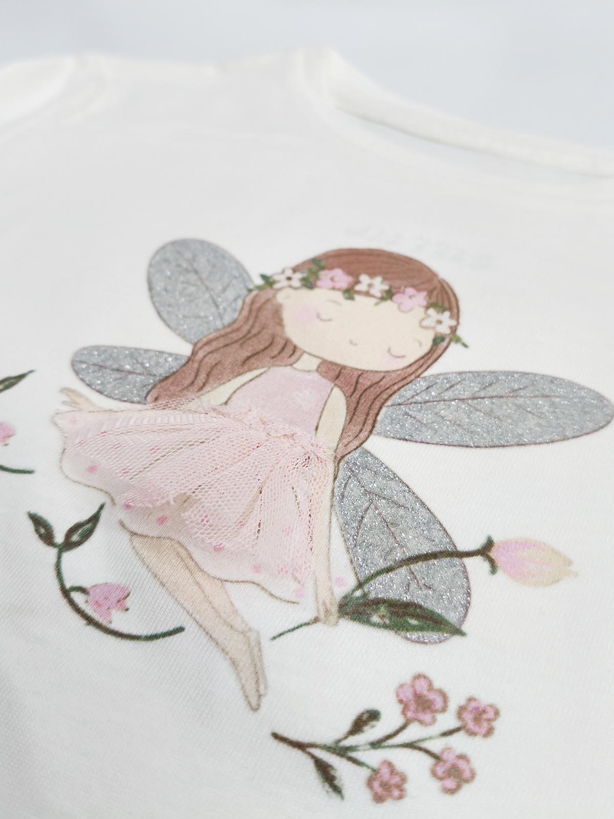 Baby Girls White Long Sleeve Top